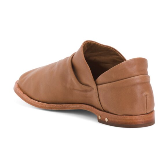 NEW BEEK Leather Puffin Molded Bootie Flats saddle for women 2510 10T5M - Picture 5 of 7